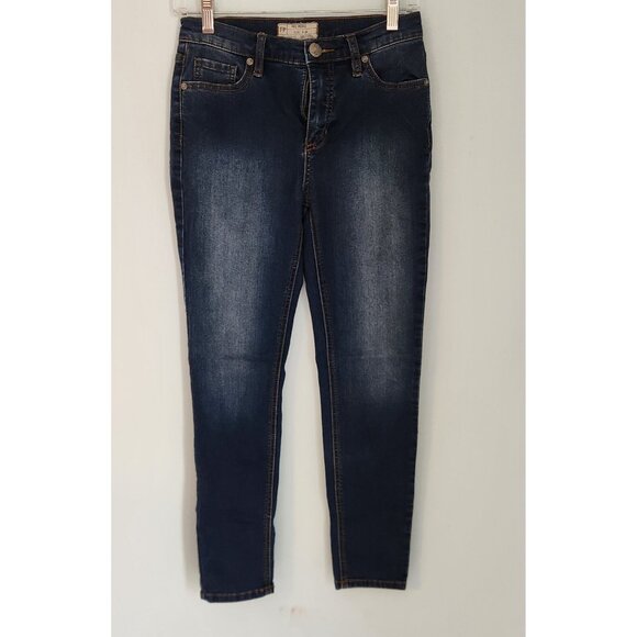 Womens Free People Jeans Blue Denim Stretch Slim Fit Size 26x26 EUC - Picture 3 of 11